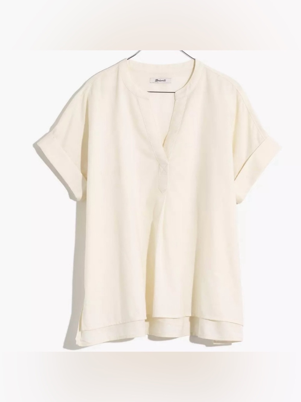 Madewell (Re)sponsible Lakeline Popover Shirt in Lighthouse MC776 Extra Large